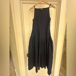 J. Crew Navy Blue Sleeveless Dress